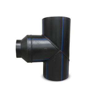 TEE REDUCTORA HDPE PE4710 ASTM/ISO TERMOFUSIÓN SEGMENTADO