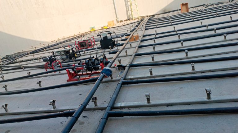 Servicio de Termofusión para Reservorio de Tratamiento de Aguas